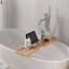 Freestanding Bamboo Bath Caddy