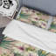 Ensemble de housse de couette White Flower and Green Leaf - Cabin & Lodge-473917655
