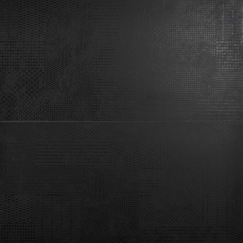 Prints 24x48 Matte Porcelain Tile, Antracite Black
