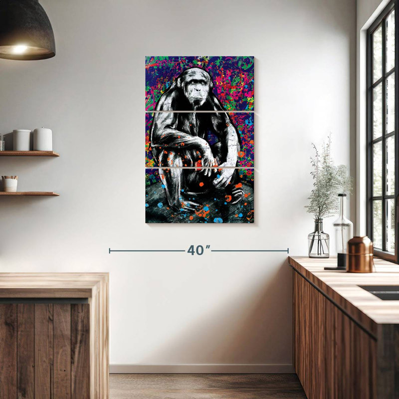 Hip Monkey, 38" H x 24" W