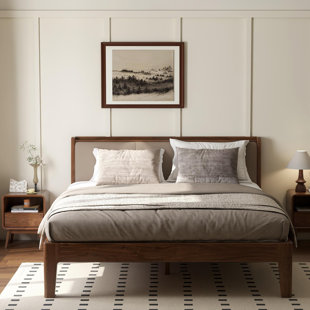 42cm W Solid Wood Bedside Table