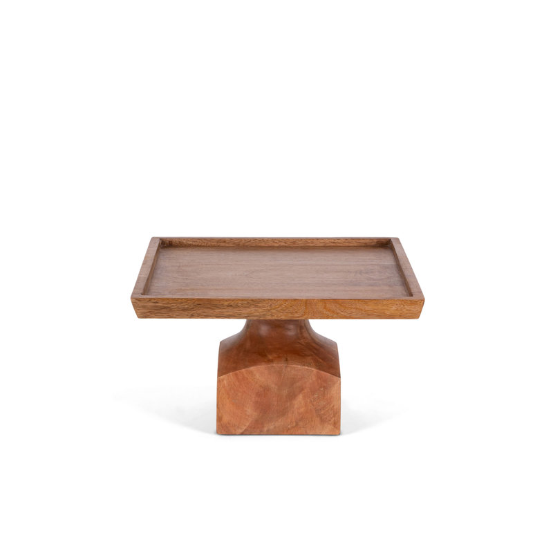 Manor Solid Wood Cake Stand, 10"