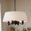 Lustre tambour 4 lumières pour îlot de cuisine Narcho
