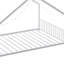 Structure de lit pour enfant pleine grandeur avec bandes lumineuses à DEL, structure de lit en fer sur le toit