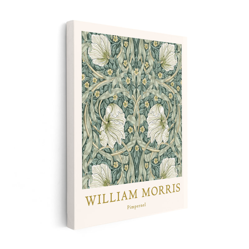 William Morris - Pimpernel No2, Unframed, Canvas, 11"H x 14"W