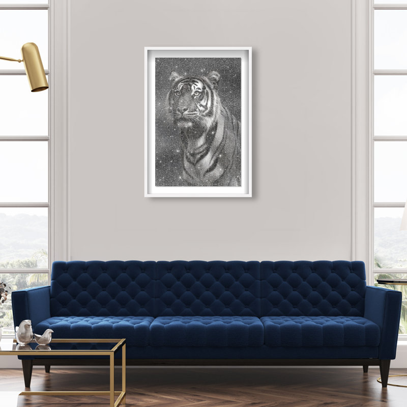 Hidden Strength III Print by Oliver Gal, 37.5" H x 25.5" W, White Shadowbox