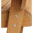 Solid Wood Spacious Adirondack Chair with Cup Holder