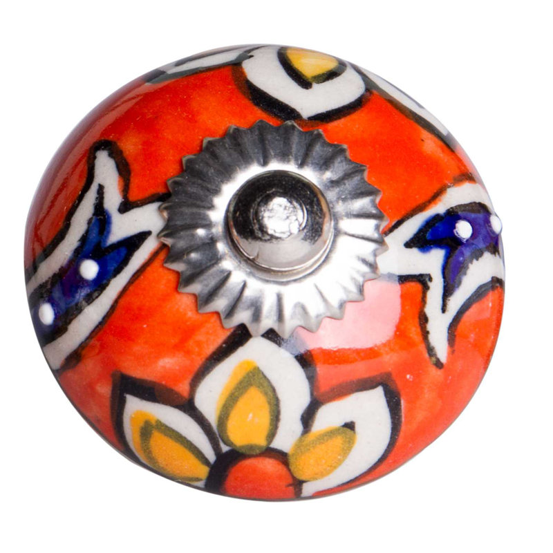 Handpainted 1 1/2" Diameter Round Knob Multipack