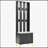Modern Luxury 4-in-1 Hall Tree with Cushion, Versatile Coat Rack with 8 Hooks and Legs, Entryway Bench with Adjustable Shelves & Fluted Doors for Hallway, Living Room-446032853