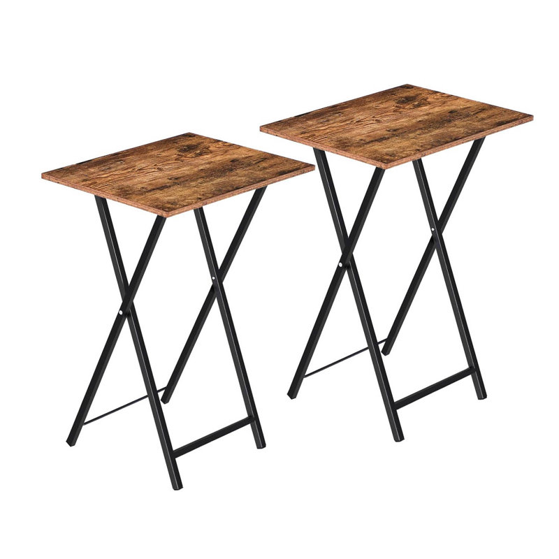 Tray Table, Rustic Brown/Black