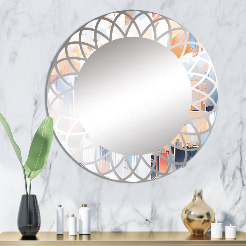 Miroir mural Zaysan, 32 po x 32 po