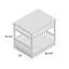 Table de chevet avec lit pour chien Sherie en ECOFLEXᴹᴰ New Age Petᴹᴰ-31168778