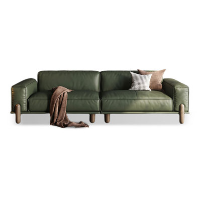 Genuine Leather Modular Sofa cushion couch