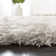 Orlinda Shag Hand Tufted Performance Solid Color Rug