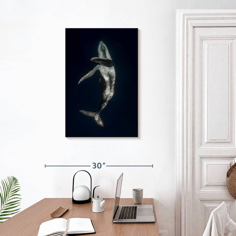 Brampt Dancing Humpback Whale, 30" H x 20" W