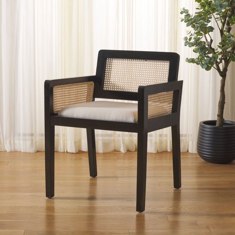 Chaise de salle à manger Patrina, Noir