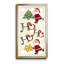 Santa Hoho Ho - Reproduction d'art textuel sur papier encadré-1186337586-1186337587