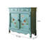 Buffet décoratif moderne simple en bois peint