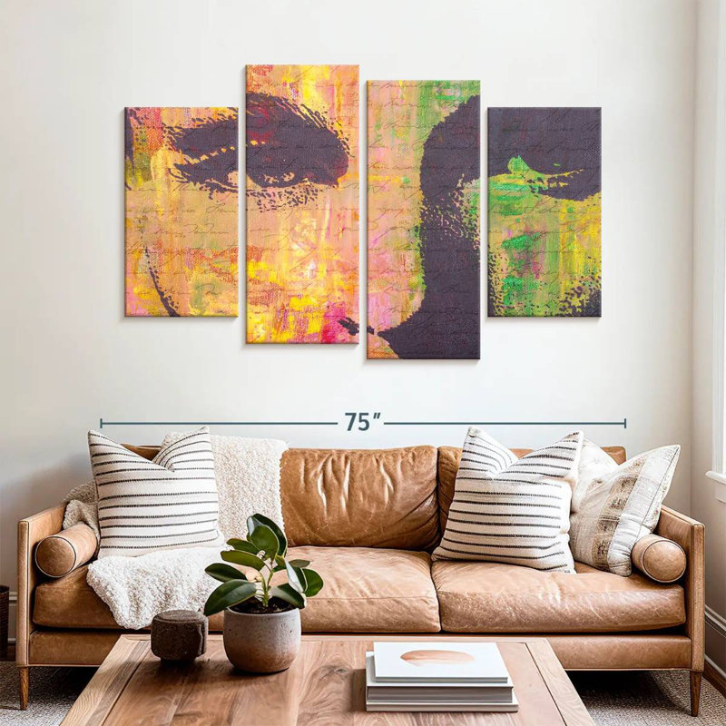 Portrait de femme Leisha, H 42 po x l 68 po