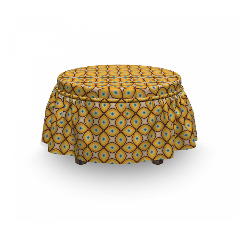 Housse pour repose-pieds shapes geometric