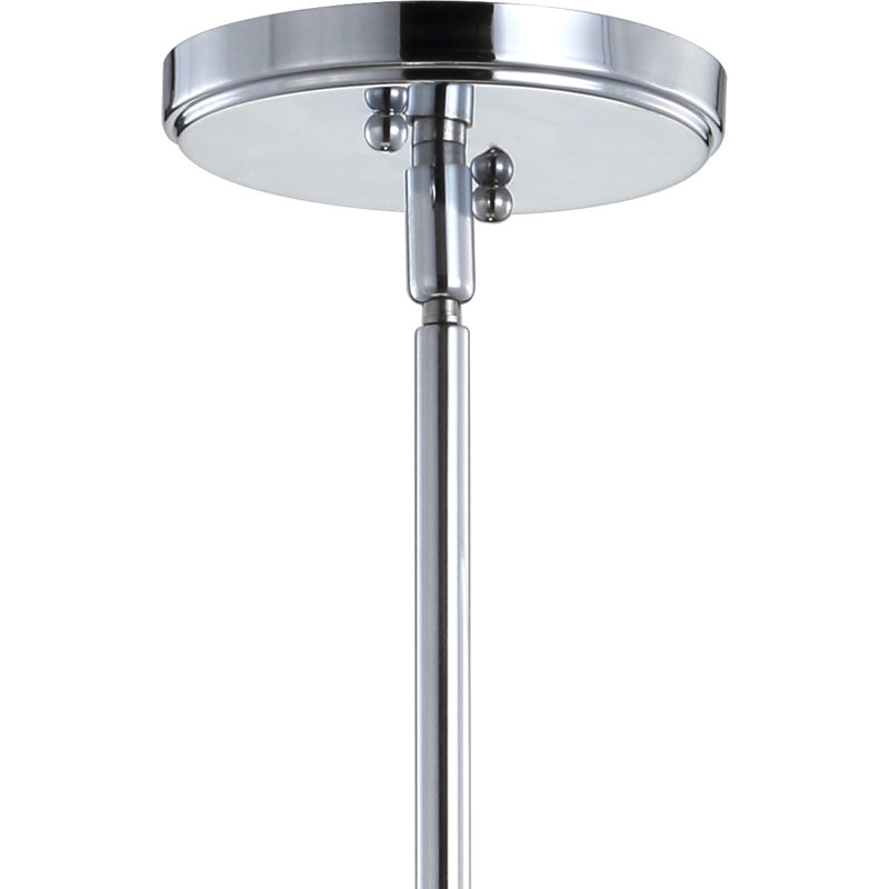 Raymonde 1 - Light Pendant, Chrome, 14.5" H x 10.5" W x 10.5" W