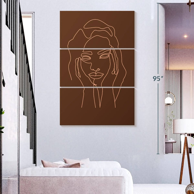 Leisha Face V, 74" H x 48" W