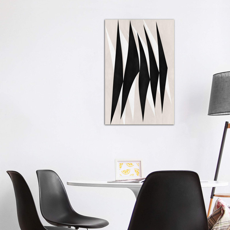 « zèbre print tribal paint »-impression sur image, H 48 po x l 32 po x P 1,5 po, Toile tendue