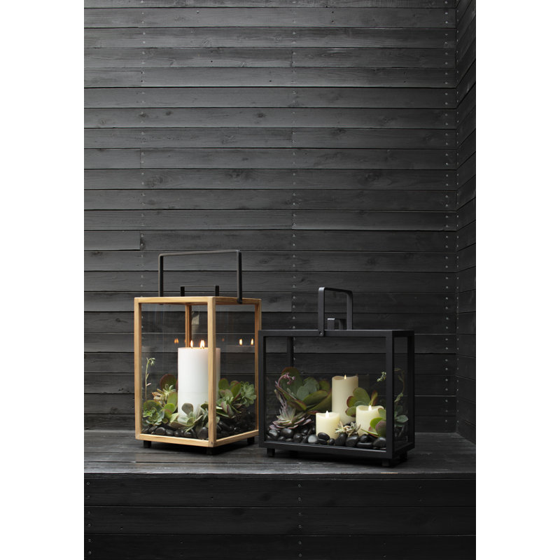 Lighthouse Floor Lantern, 21.3" H x 13" W x 13" D