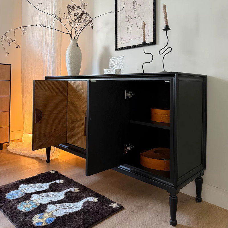 French Patterned High Legged Buffet Table