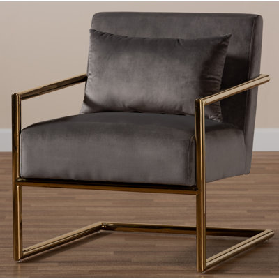 Kynzley Velvet Armchair