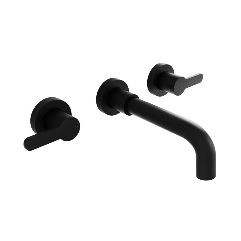 Wall Mounted Optional 2-handle Bathroom Faucet