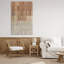 Toile murale en terre cuite carrelée, design par Flora Kouta-1934971235