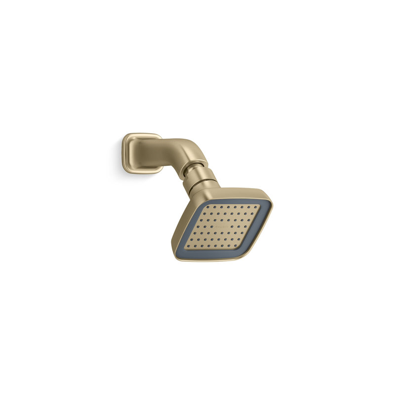 Per Se® Showerhead with Arm (1.75 GPM), Brushed French Gold
