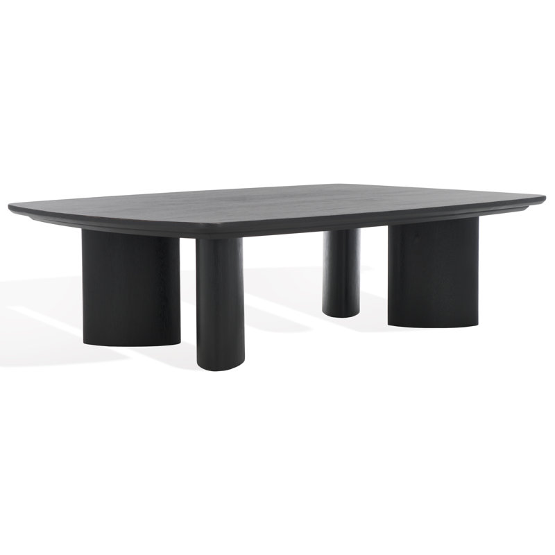 Barnard Rectangle Wood Coffee Table, Black