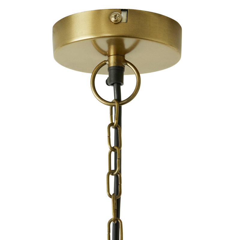 Luminaire suspendu romain industriel l 16 po - 17 étages, Or