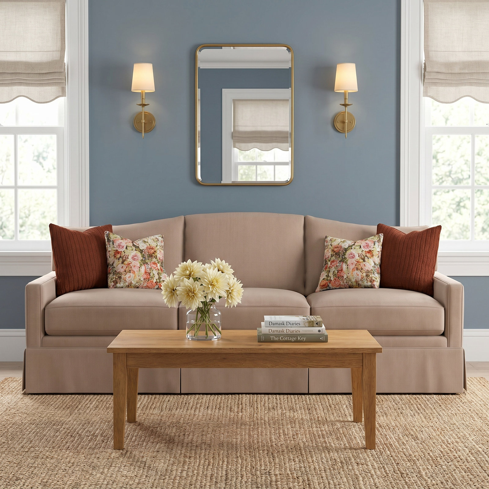 Mary Edith 90" Sofa, Tan