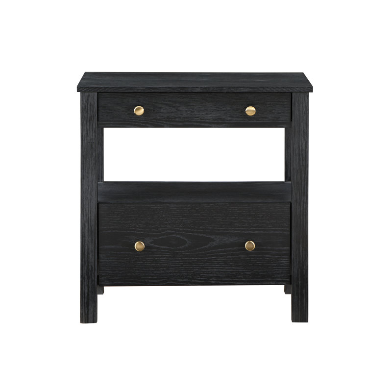 Table de chevet 2 tiroirs