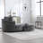Slipcovered Barrel Chair With Ottoman-1750197660