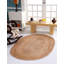 Gemini Hand Braided Beige Jute Rug-402730097