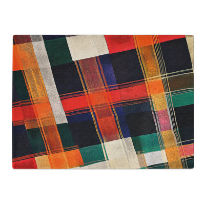 Plaid Design Vol.3  Glass Chopping Board