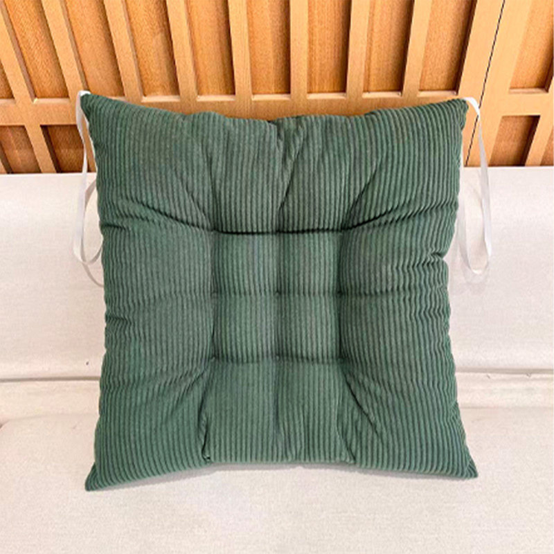 Corduroy Seat CushionSoft Comfortable Chair Pad NonSlip Breathable For Office ChairHome Sofa Car Seat Dining Chair Decorative