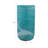 Modern Glass Flower Vase With Swirled Pattern -  Coastal Inspired Tall Vases For Styling Table Arrangements And Home Decor - Blue/Green-1072335808