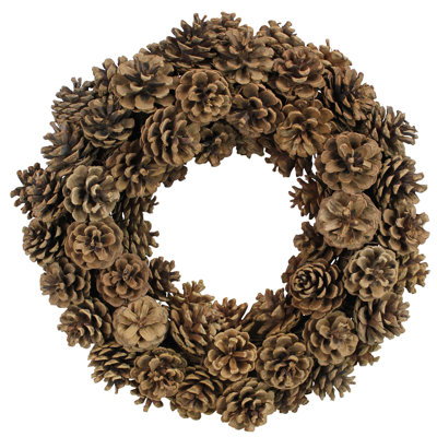 Faux Pinecones 15.75'' Wreath
