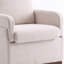 Chaise d'appoint moderne rembourrée avec base en bois massif Boucle-945884703