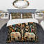 Indian Art Jaipur Elephants 4 - Ensemble de housse de couette Indian Art-107147923