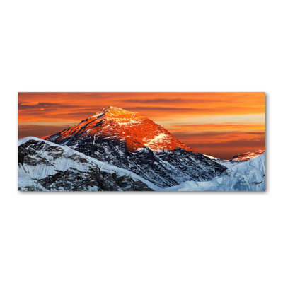 Everest Peak - No Frame Print on Canvas