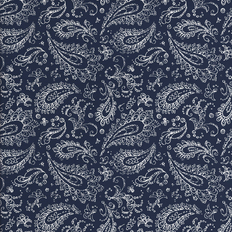 Tissu de motif ornement, l 58 po x L 180 po