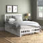 Lit plateforme en bois massif Anakin avec lit gigogne assorti-63783809-63783808