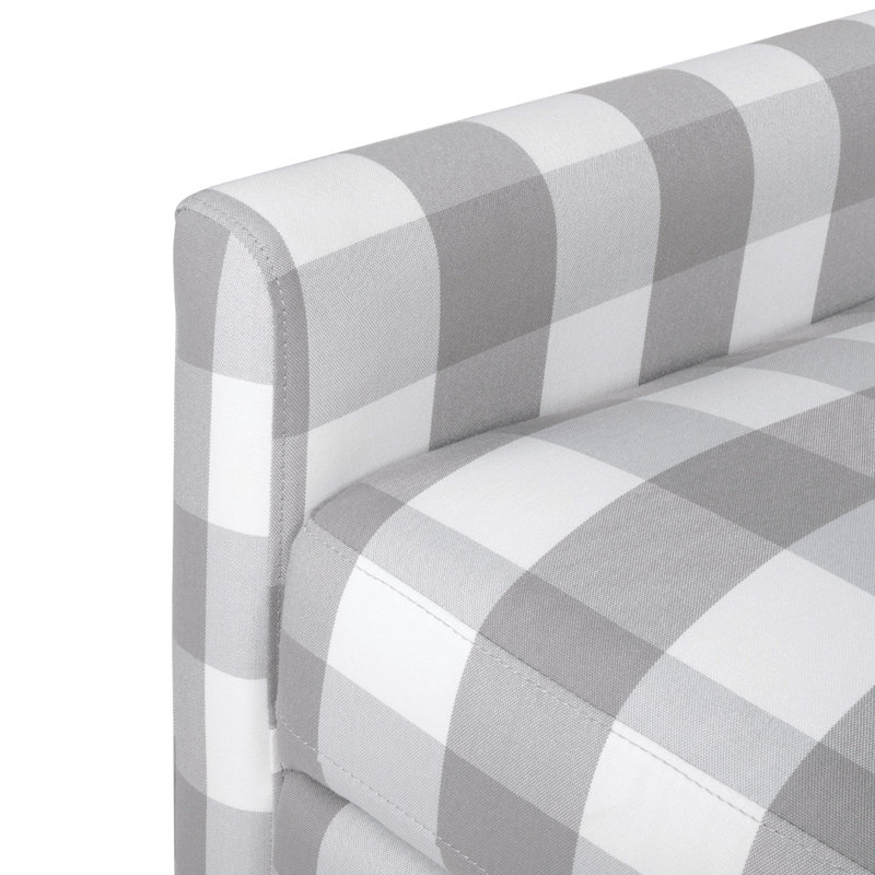 Fauteuil inclinable en tissu Huntoon, Mélange de polyester gris