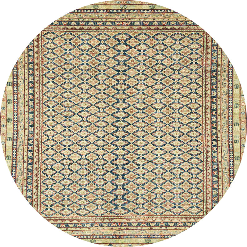 Tapis abstrait moderne 2616, Rond 8 pi